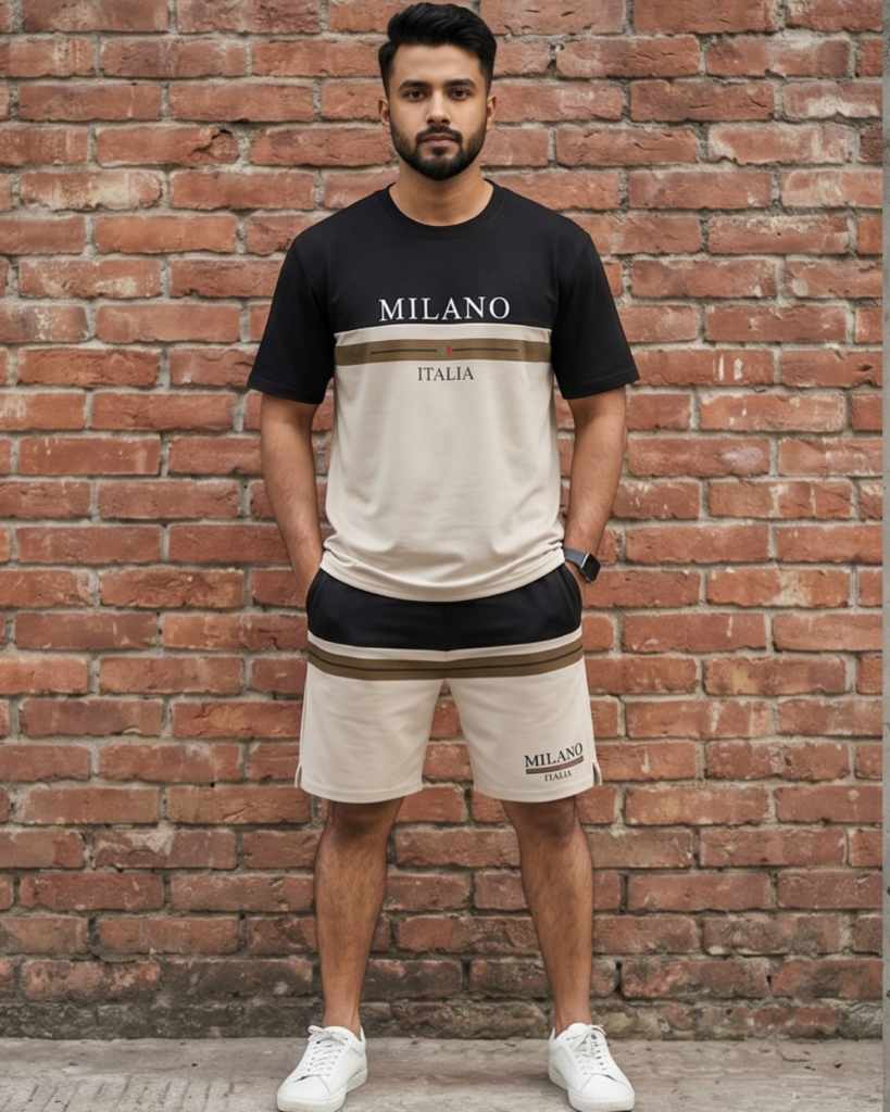 Milano Italia Beige/Black Set
